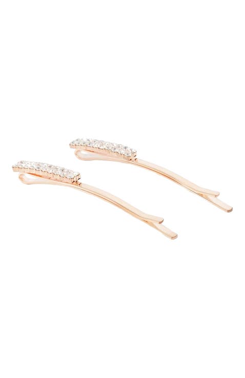 Double Row Sparkle Hair Pin Set