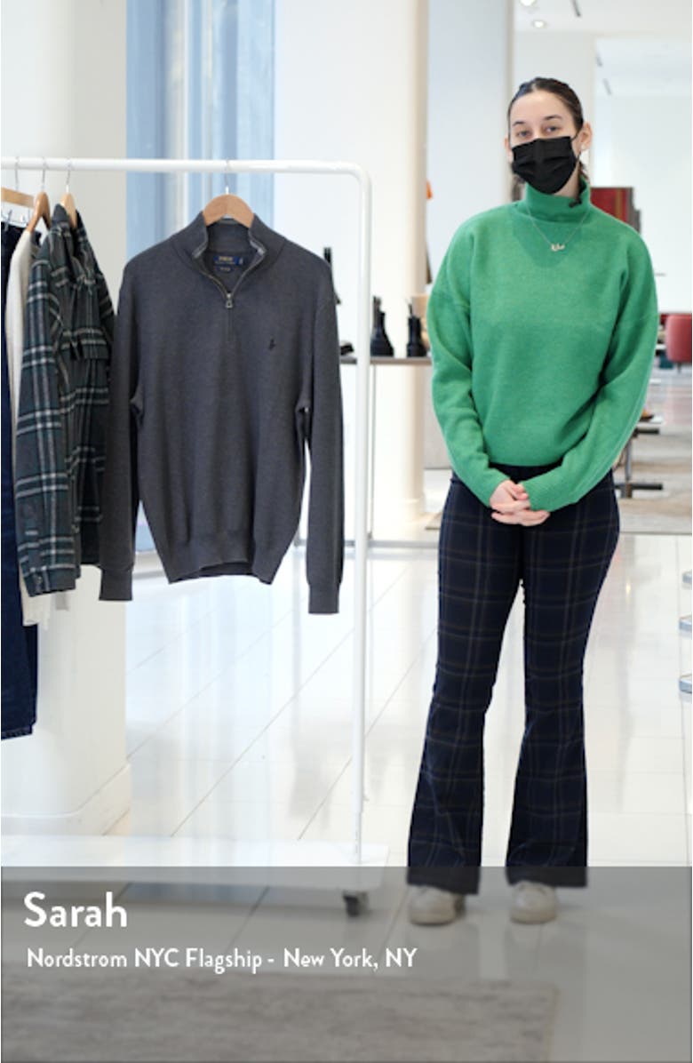 Piqué Quarter Zip Pullover, sales video thumbnail