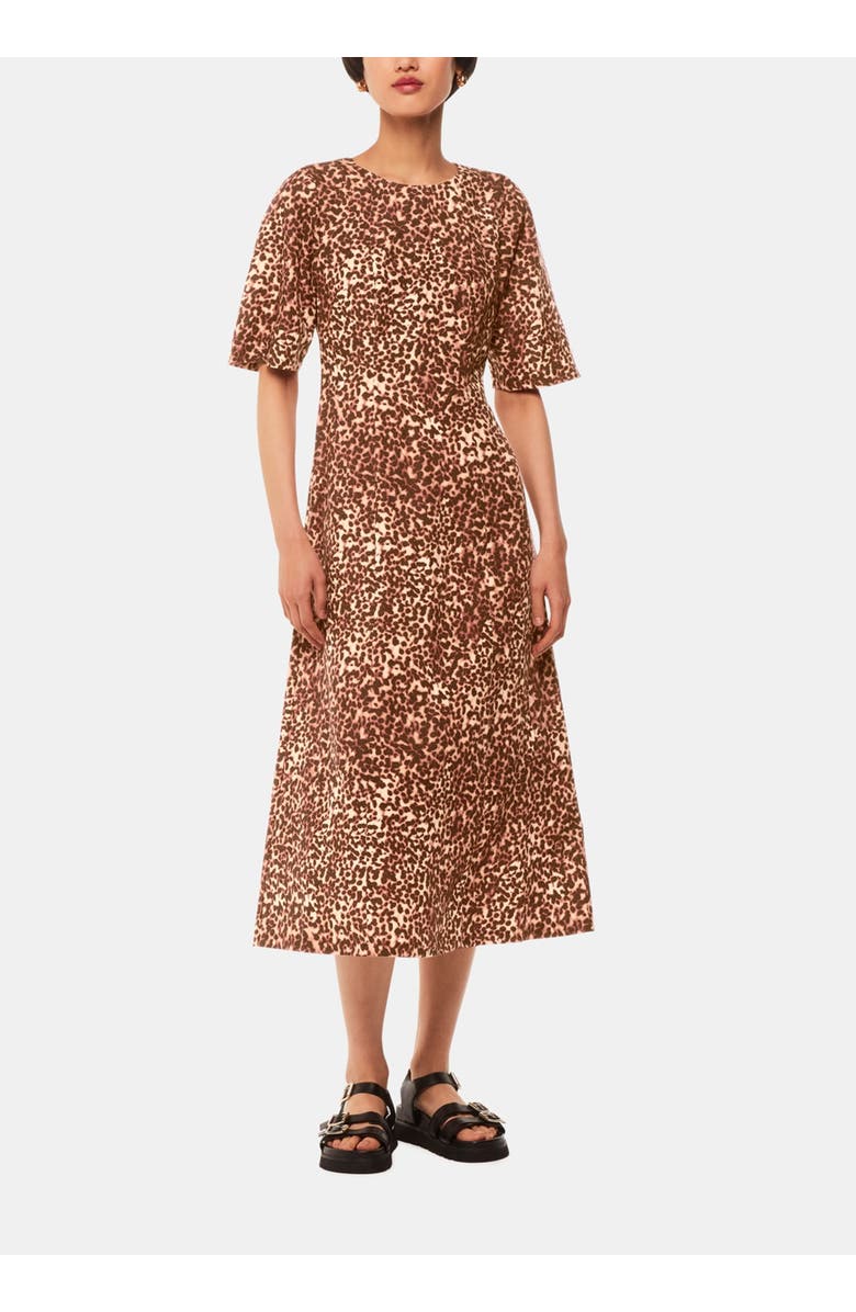 Whistles Marble Spot Veda Dress, Alternate, color, Multicolour