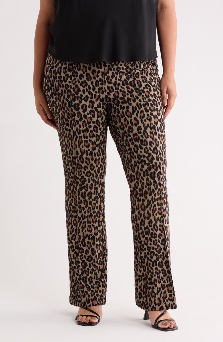 SPANX<sup>®</sup> Ponte Zero Micro Flare Pants, Main, color, Brown Multi