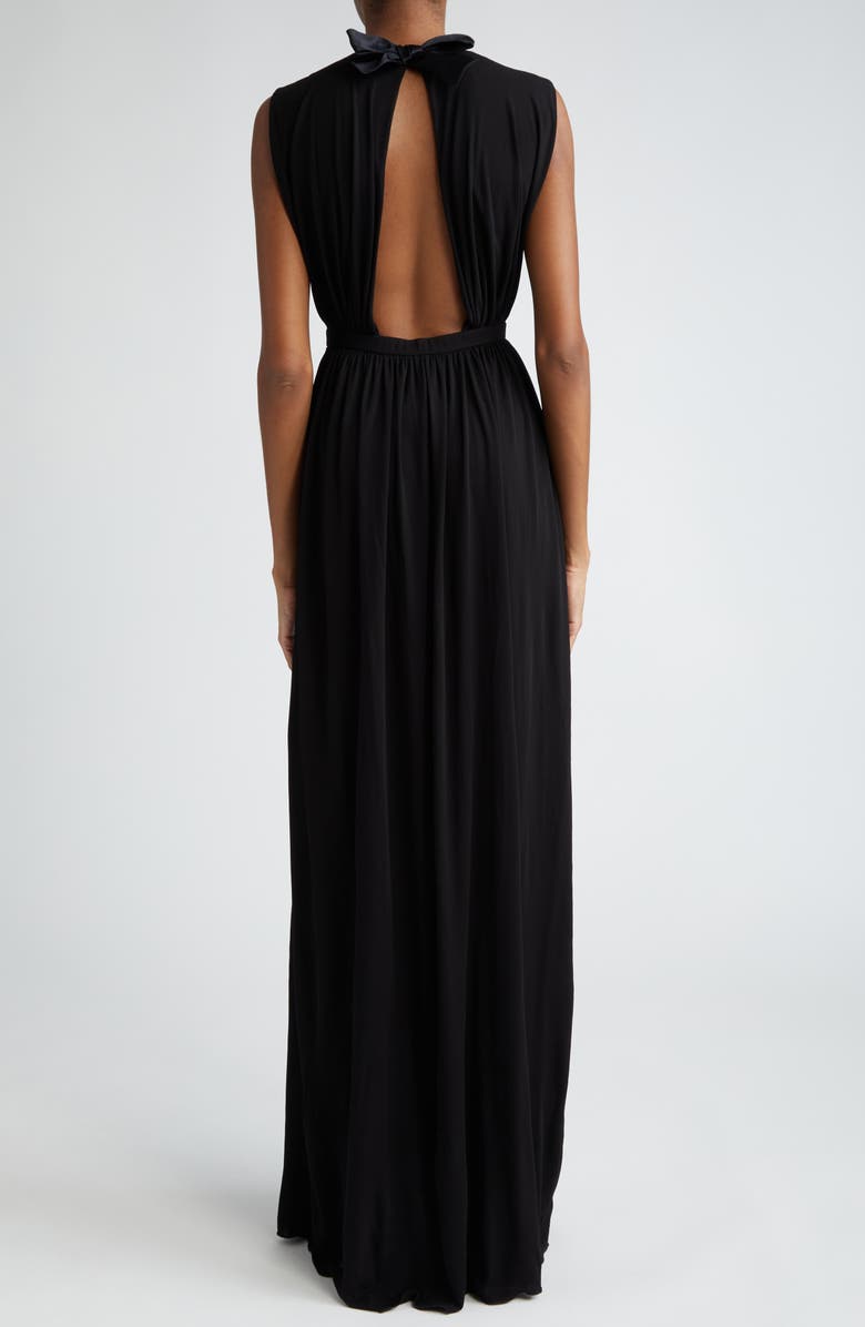 Giambattista Valli Sleeveless Jersey Maxi Dress, Alternate, color, Black