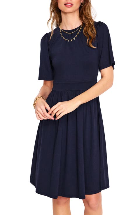 Louisa Cotton Blend Jersey Dress