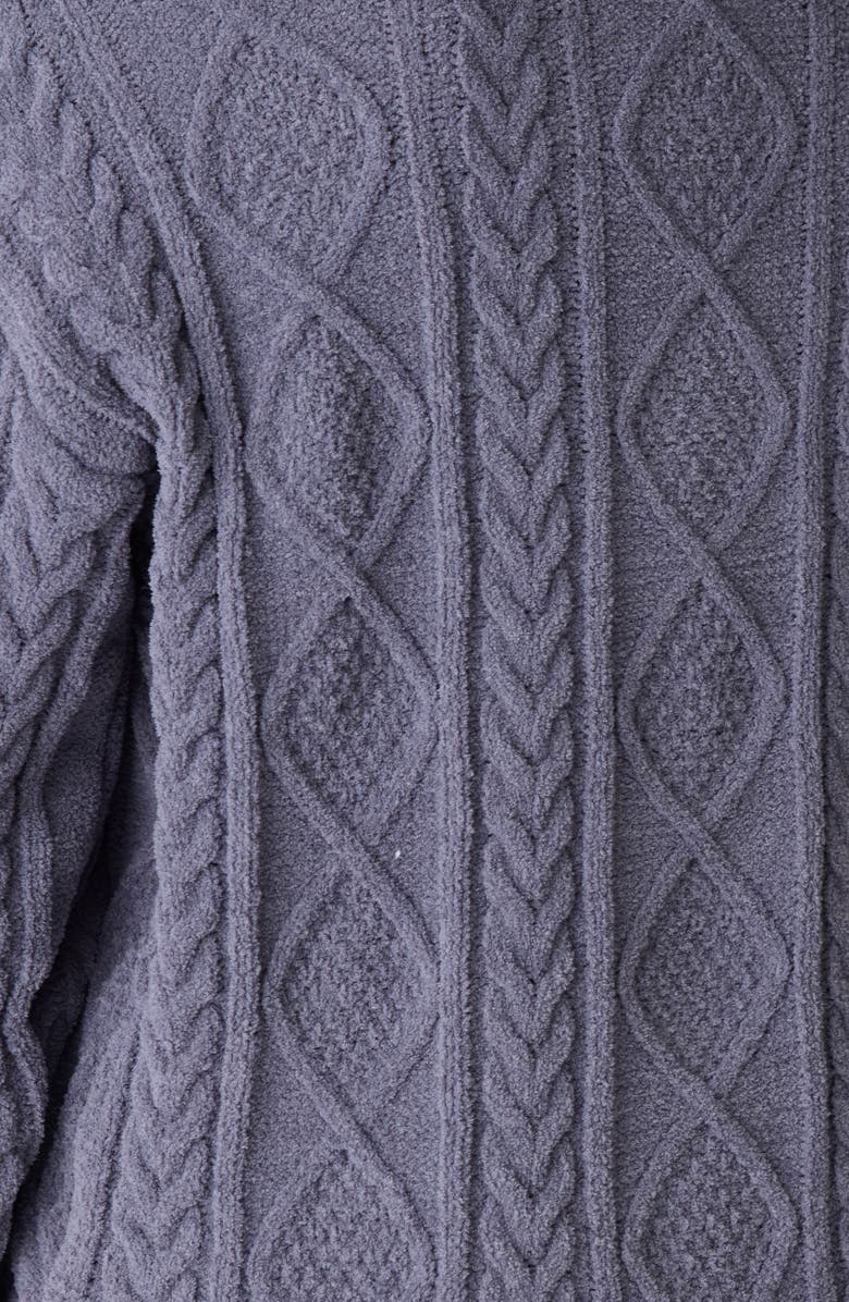 PJ Salvage Cable Stitch Half Zip Sweater, Alternate, color, 