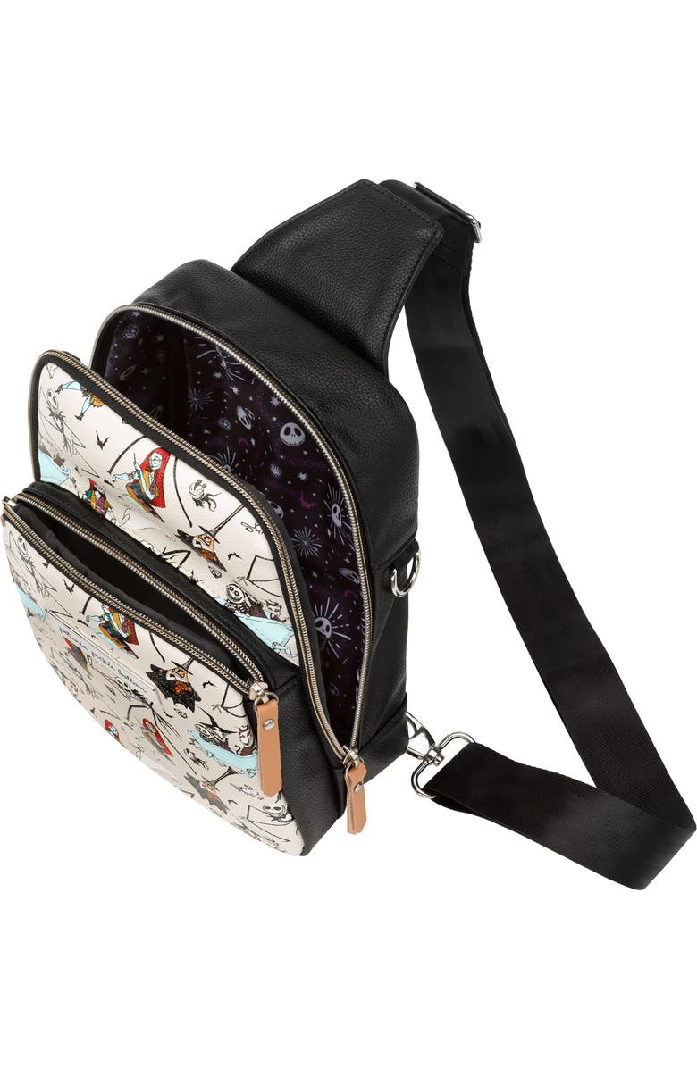 Petunia Pickle Bottom x Disney The Nightmare Before Christmas Crisscross Sling Bag, Alternate, color,