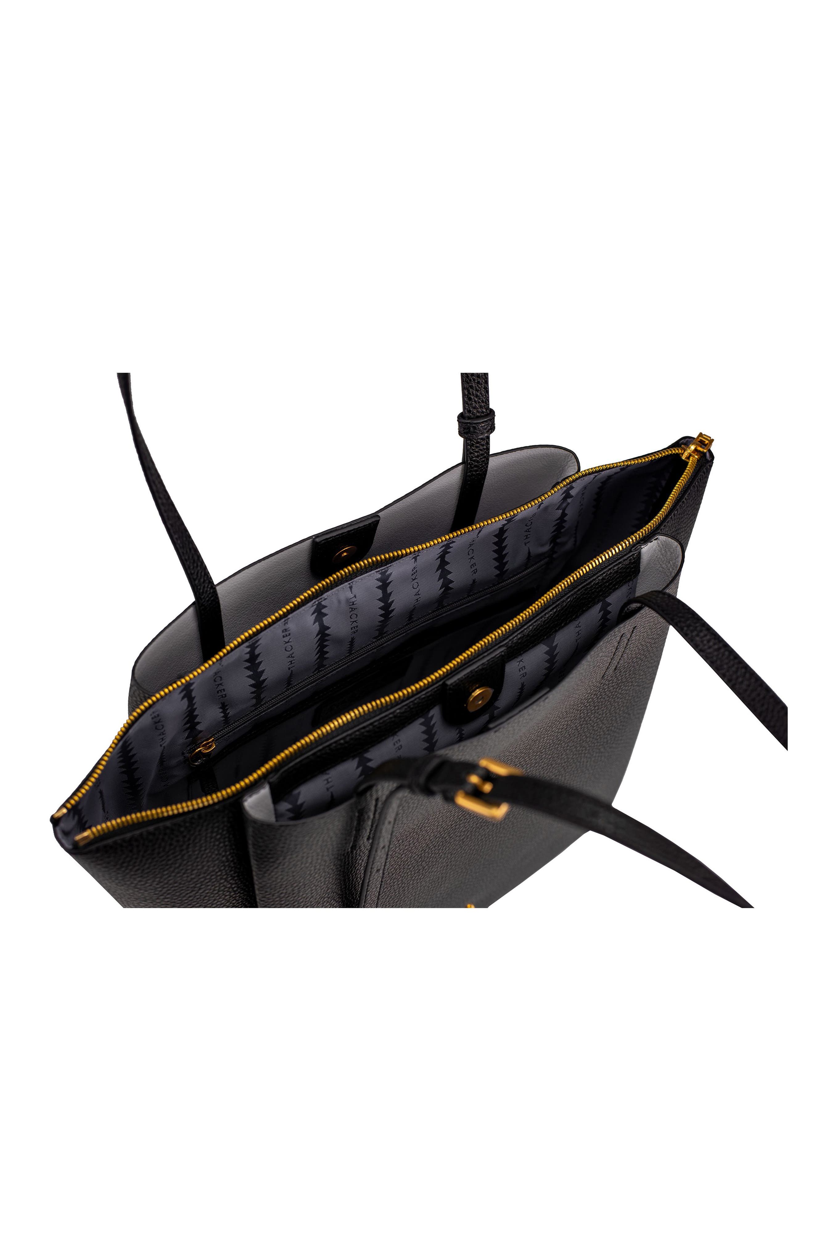 Thacker Anya Leather Tote, Alternate, color, 