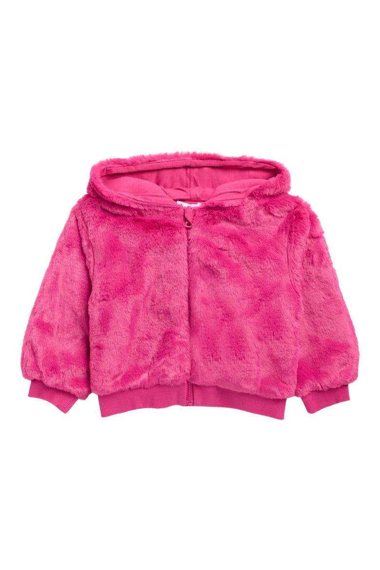 Electric Fleece Hoodie, Main, color, ELECTRIC ROSE