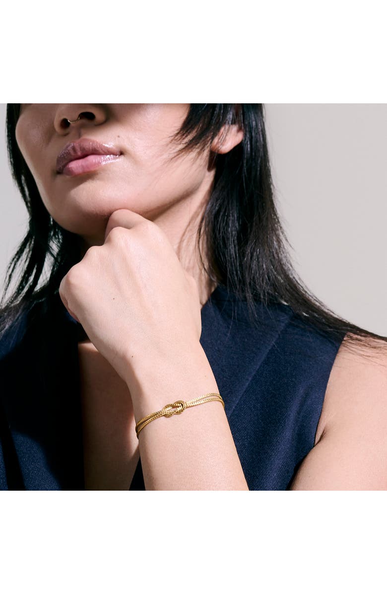 John Hardy Love Knot Bracelet, Alternate, color, Gold