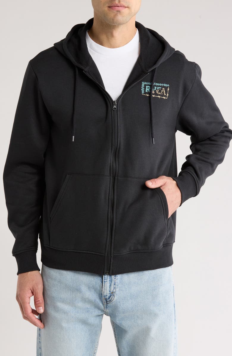 RVCA Oliver Zip Hoodie, Main, color,