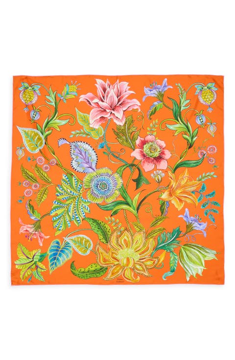 Sunkissed Silk Square Scarf