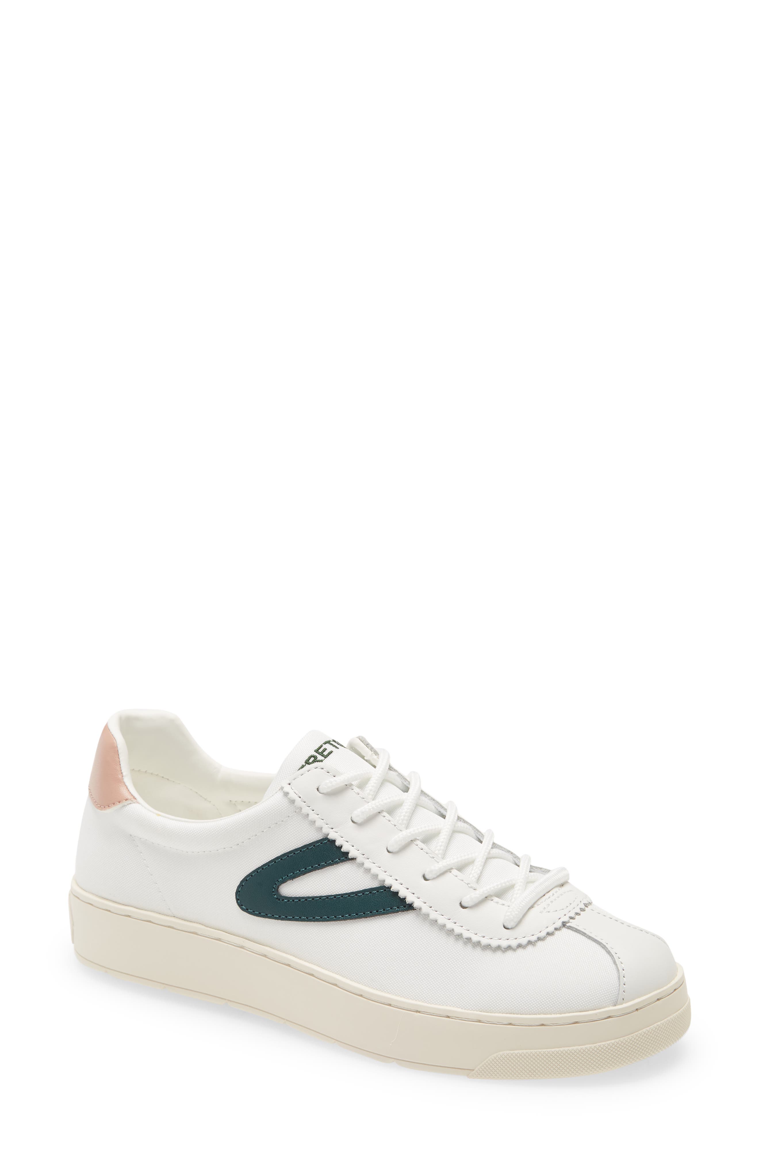 Hayden Low Top Sneaker, Main, color, WHITE/ GREEN/ PINK