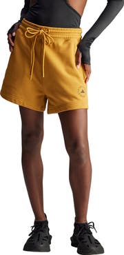 adidas by Stella McCartney TrueCasuals Organic Cotton Drawstring Sweat Shorts