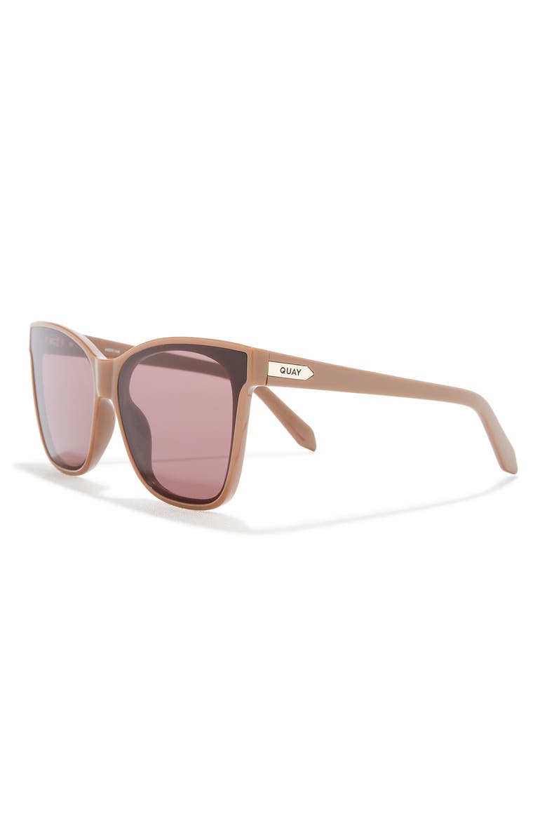 After Party 51mm Square Sunglasses, Alternate, color, DOE/ BROWN