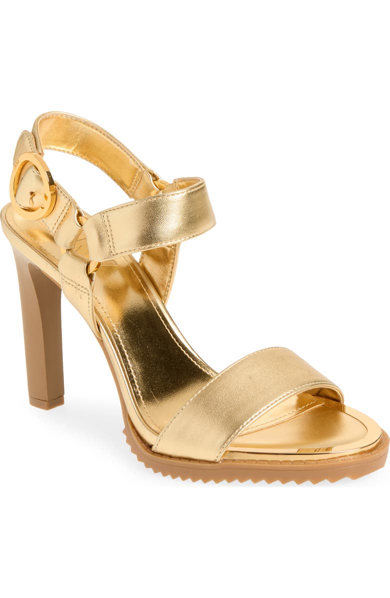 DKNY Blaire Ankle Strap Sandal, Main, color, Gold