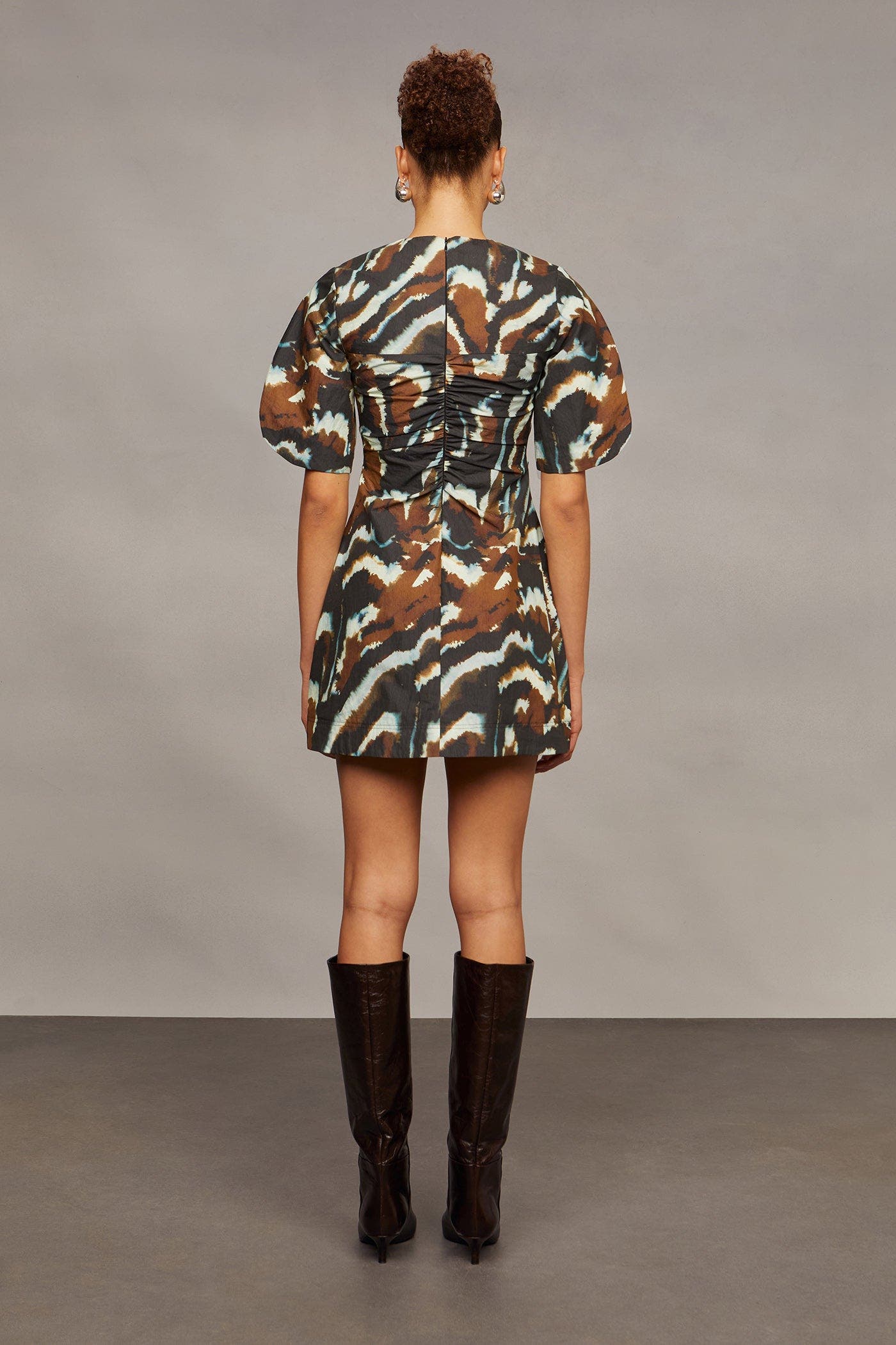Tanner Puff Sleeve Mini Dress - image 2
