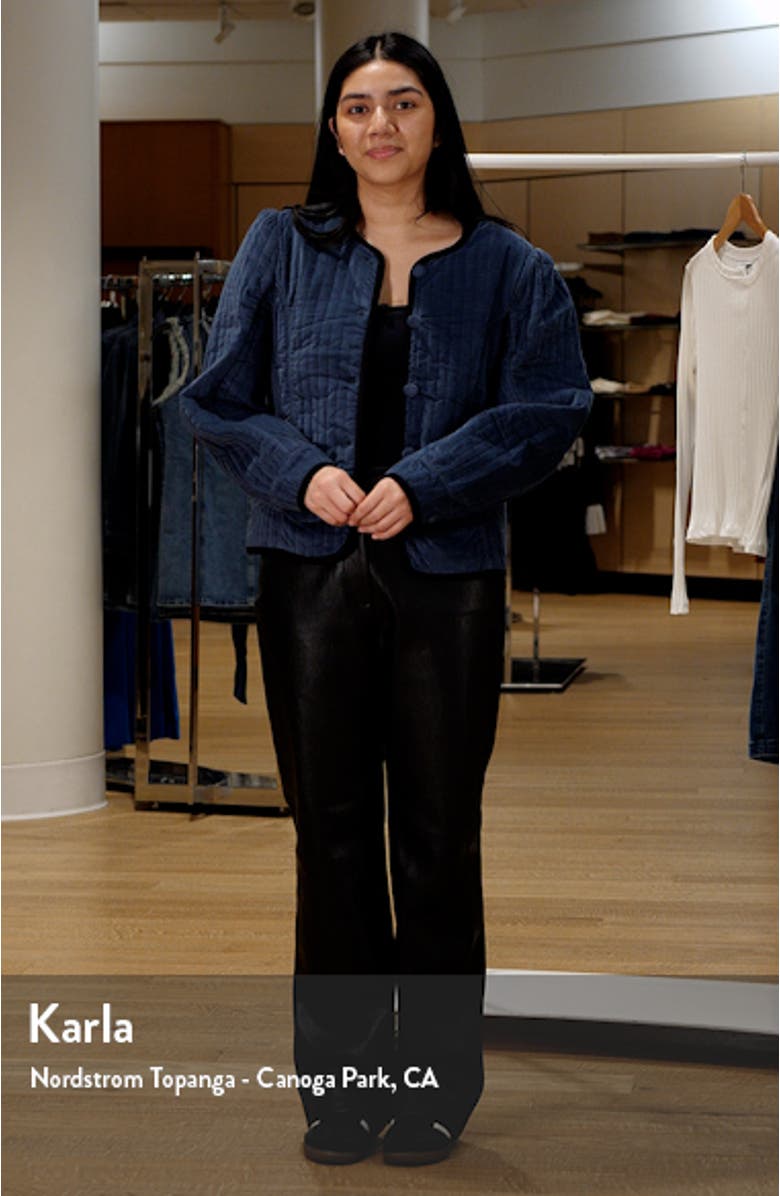 Natalia Stretch Cotton Quilted Jacket, sales video thumbnail