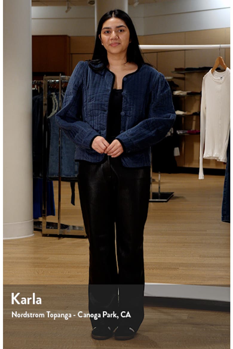 Natalia Stretch Cotton Quilted Jacket video