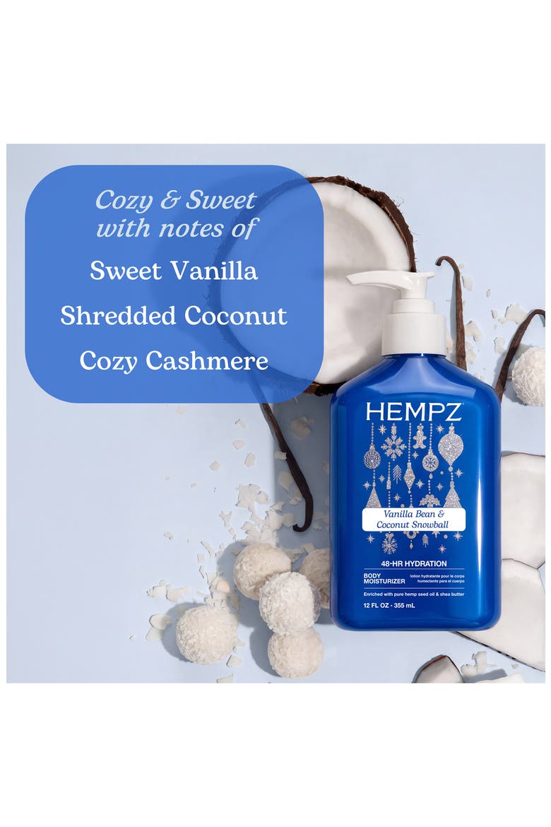 Vanilla Bean & Coconut Snowball Herbal Body Moisturizer (Limited Edition), Alternate, color, NO COLOR