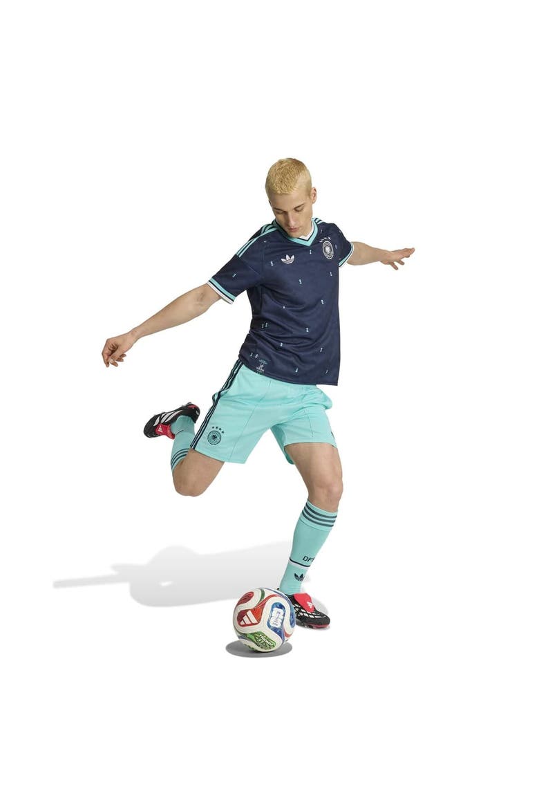 Men's adidas Turquoise Germany National Team 2026 Away Replica Shorts, Alternate, color, Turquoise