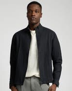 Onia Linen Bomber Jacket