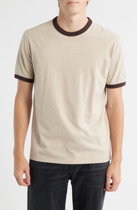 Core Logo Heathered Ringer T-Shirt