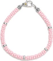LAGOS Signature Pink Caviar Beaded Station Bracelet