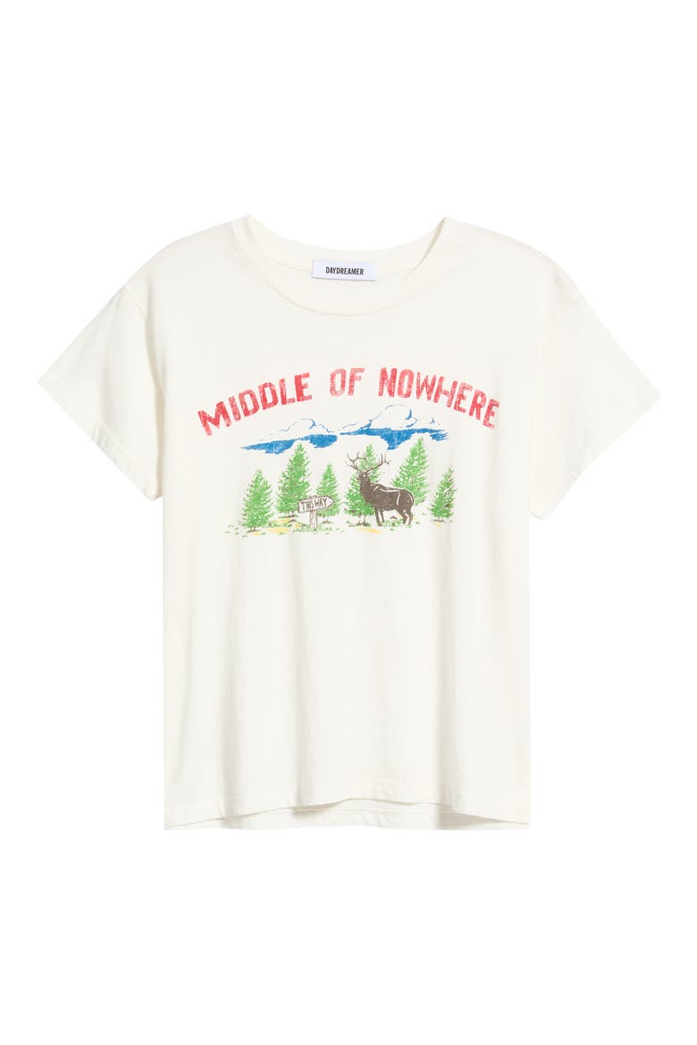 Middle of Nowhere Graphic Tee, Alternate, color, VINTAGE WHITE