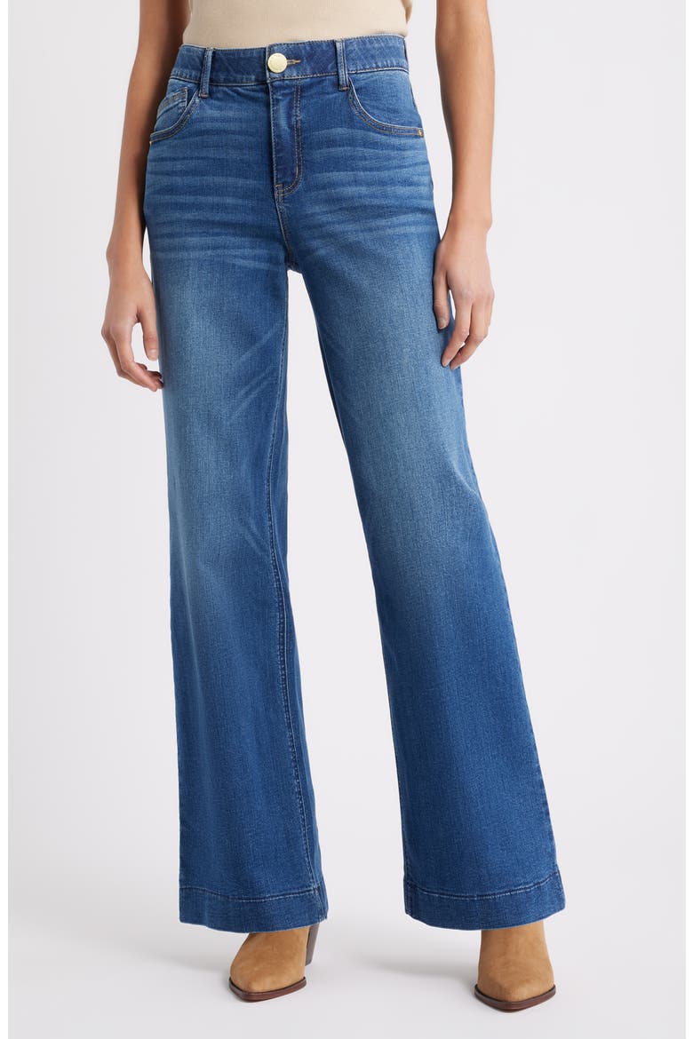 Sam High Waist Wide Leg Jeans, Main, color, BLUE