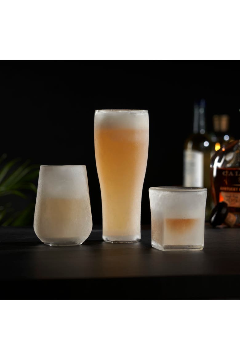Glacier Double Walled Chilling Whiskey Glass, Alternate, color, CLEAR