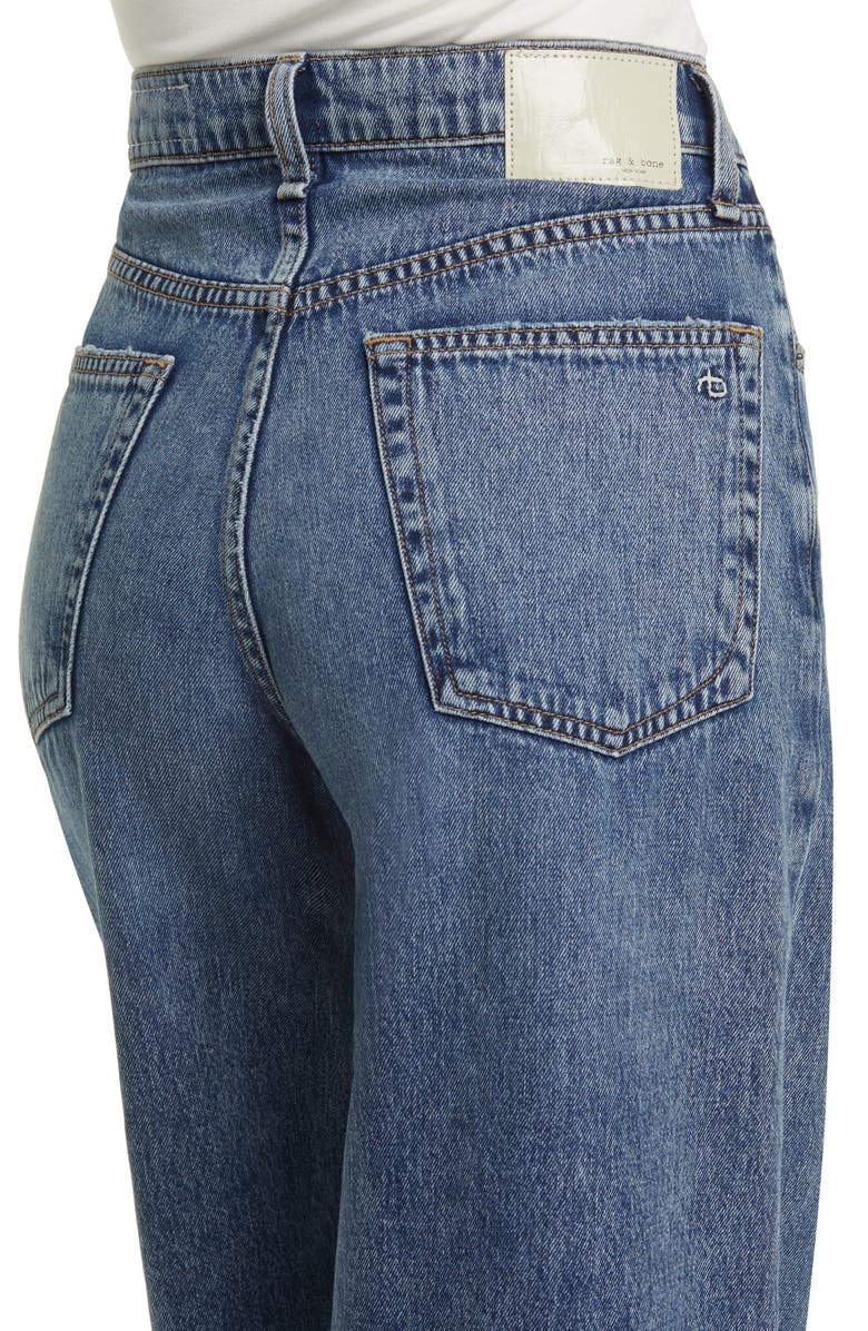 Sofie Cuffed High Waist Wide Leg Jeans