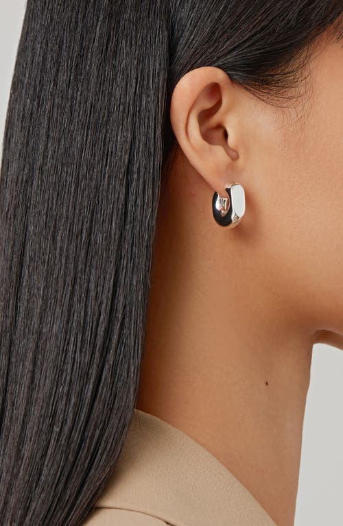Jenny Bird Medium Mila Hoop Earrings In Metallic