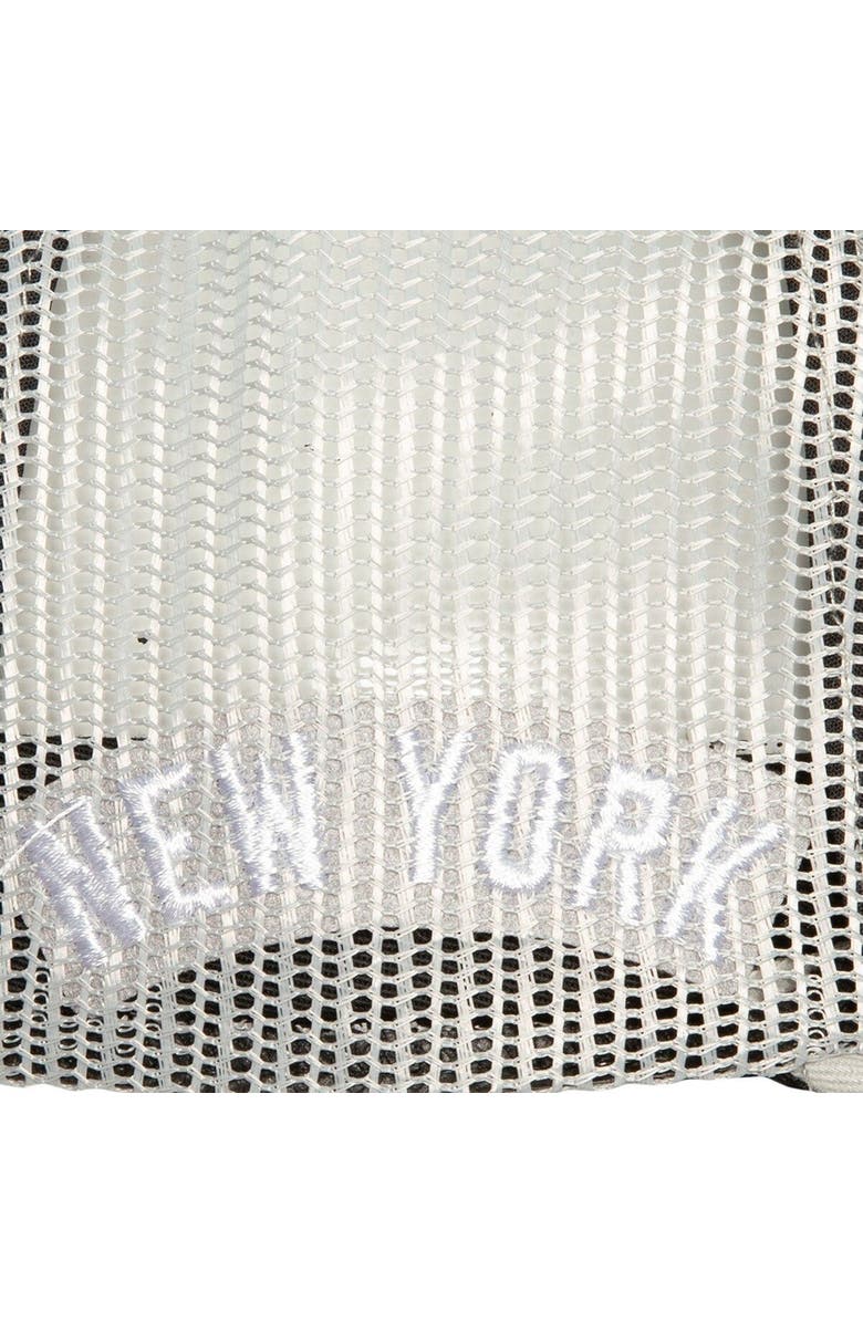 Mitchell & Ness Men's Mitchell & Ness Gray New York Yankees Curveball Trucker Snapback Hat, Alternate, color, Cream