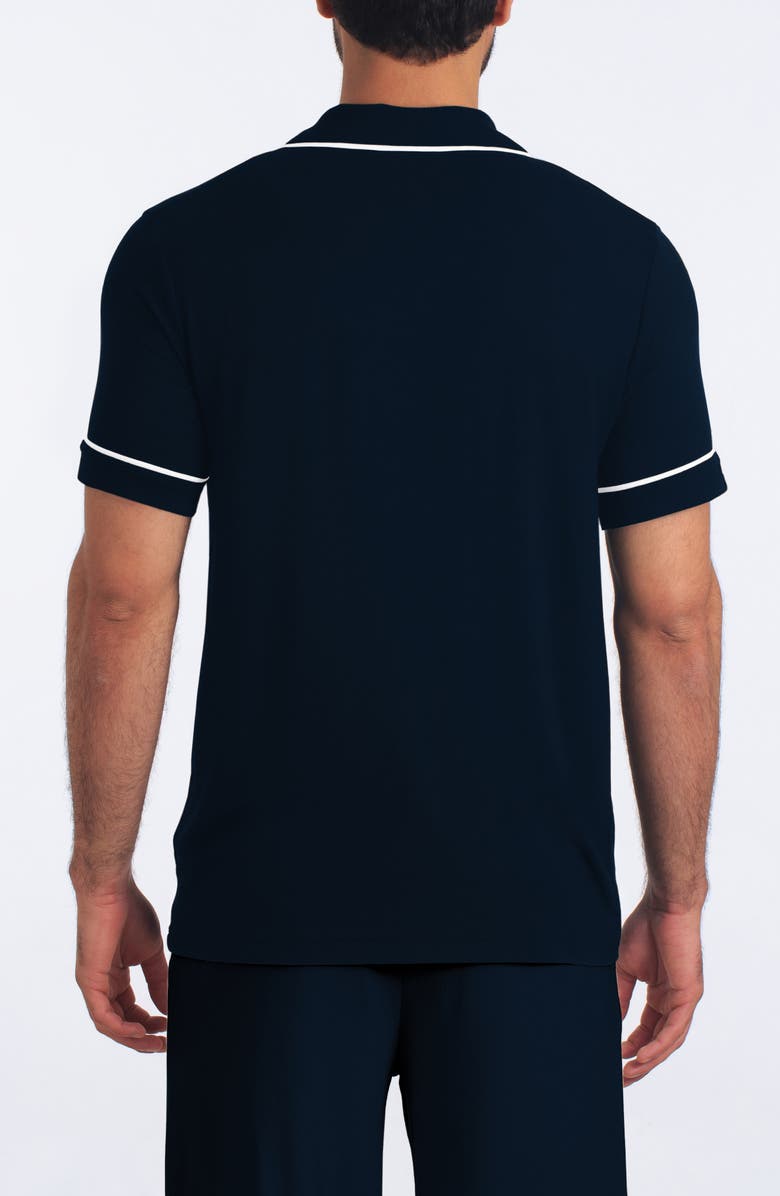 Jared Lang Short Sleeve Shirt & Short Pajama Set, Alternate, color, 