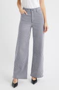 FRAME Le Slim Palazzo High Waist Wide Leg Jeans
