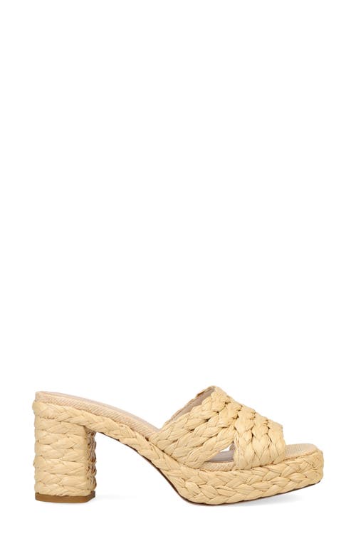 Pelle Moda Camren Platform Sandal In Natural