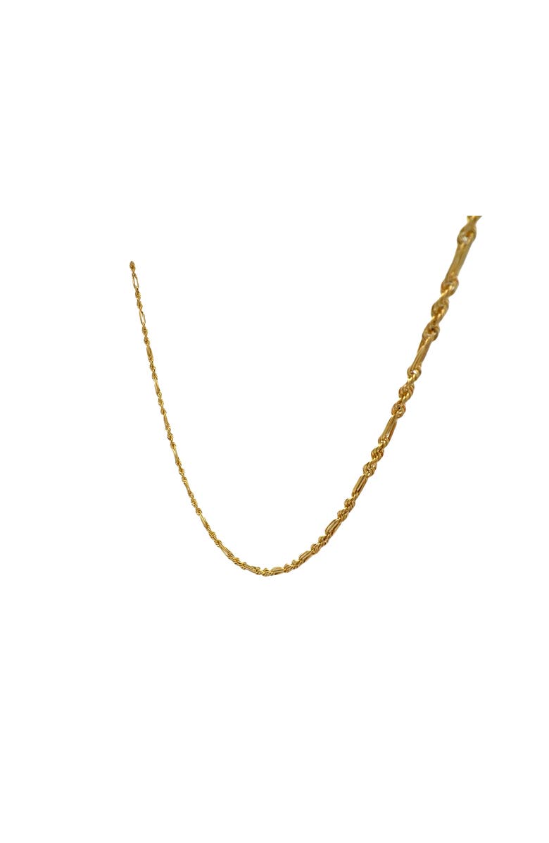 Ancona Jewelry 14K Saguaro Finish Rope 2.5mm 20in Chain Necklace, Alternate, color, Yellow Gold