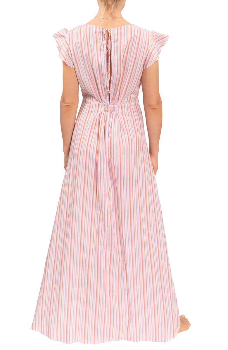 Everyday Ritual Heidi Nightgown, Alternate, color, Verona Pink Stripe