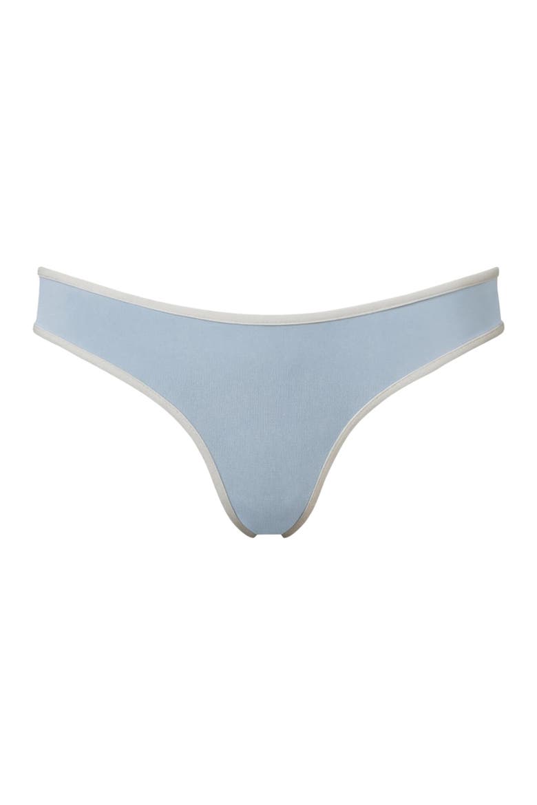 Milly Bikini Brief Bottom, Alternate, color, Sky/White