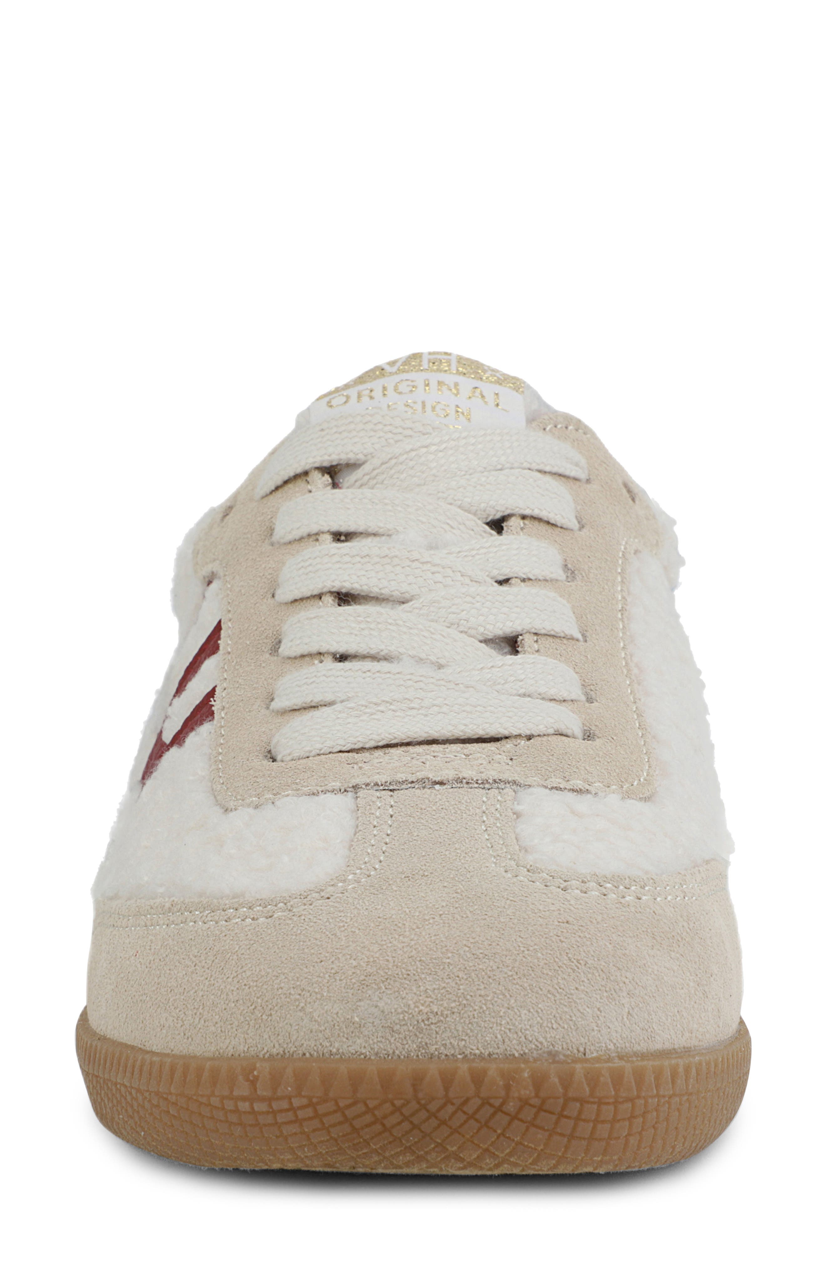 Vintage Havana Dreamer Faux-Shearling & Leather Sneaker, Alternate, color, Natural/ Beige