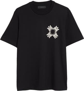 関税負担なし◆AMIRI◆MA QUAD モノグラムロゴ コットンTシャツ AMIRI MA Quad Tシャツ | ニュートラル | FARFETCH JP