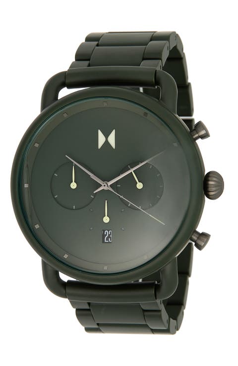 Blacktop II Ceramic Bracelet Watch, 47mm