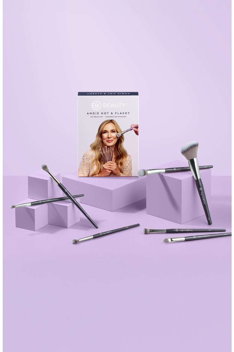 Angie Hot & Flashy Brush Set, Alternate, color, Grey
