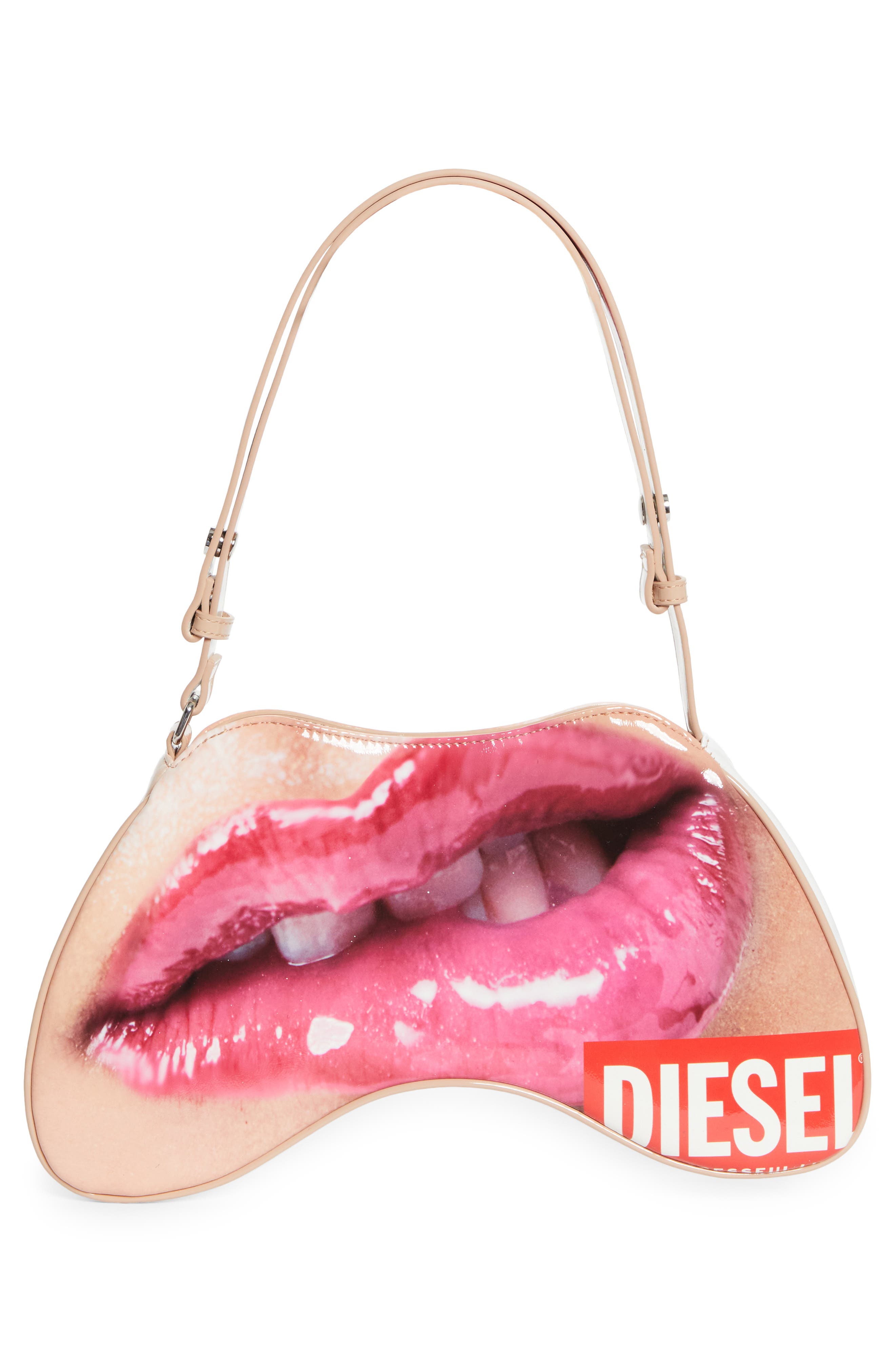 DIESEL<sup>®</sup> Play Lips Shoulder Bag, Alternate, color, 
