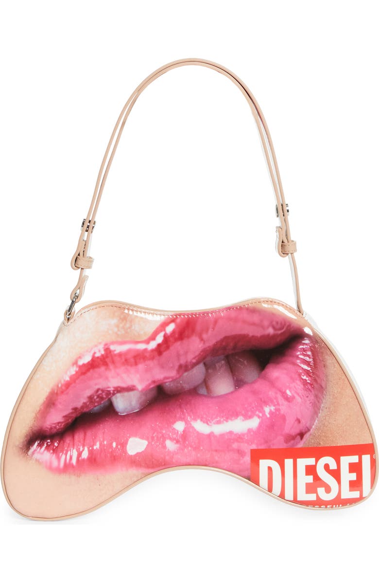 DIESEL<sup>®</sup> Play Lips Shoulder Bag, Alternate, color,