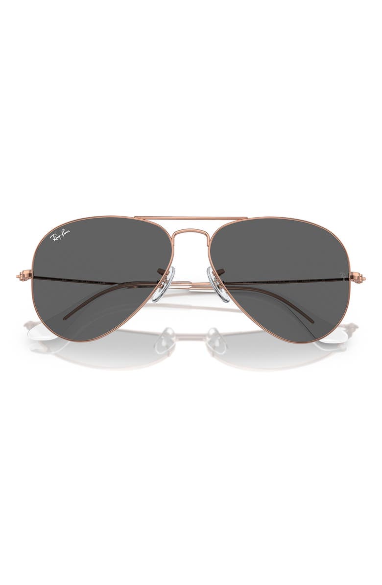 Ray-Ban 55mm Pilot Aviator Sunglasses, Alternate, color, 