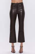 Pistola Lennon Coated Ankle Flare Jeans