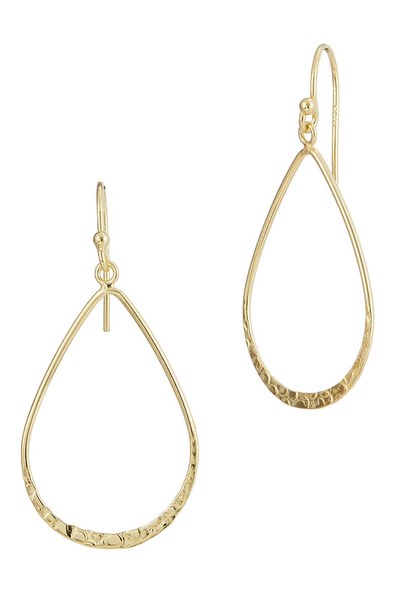 Open Drop Earrings, Main, color, YELLOW GOLD