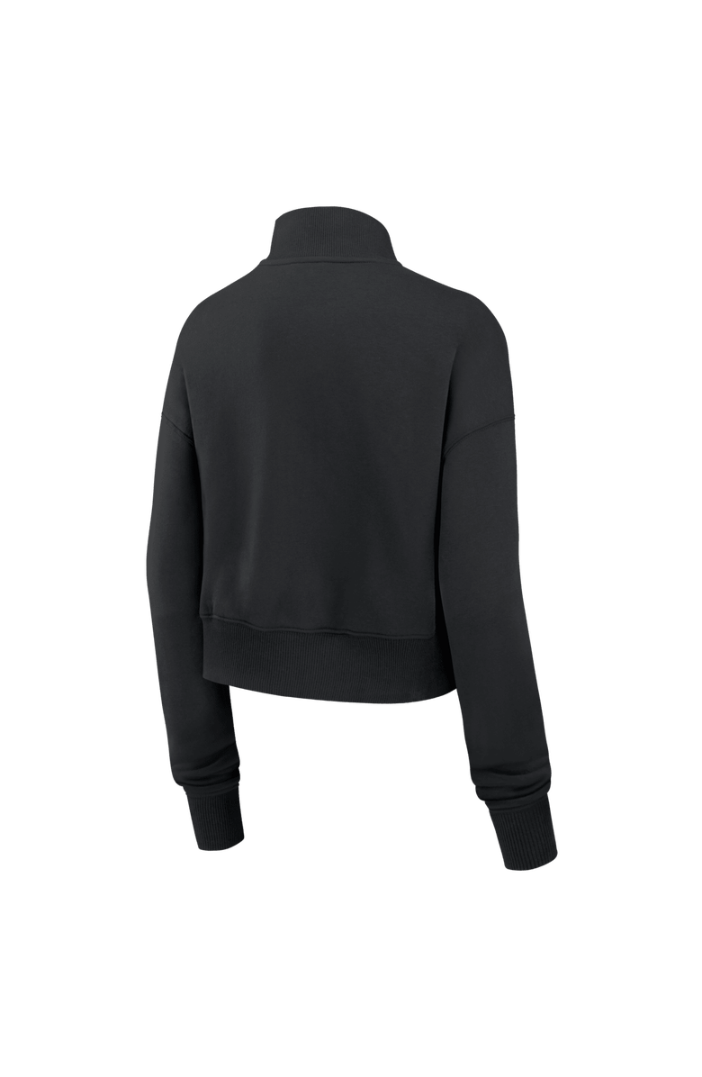 Nike Women's Nike Black Chicago Bears Legacy Phoenix Fleece Cropped Half-Zip Sweatshirt, Alternate, color, Black