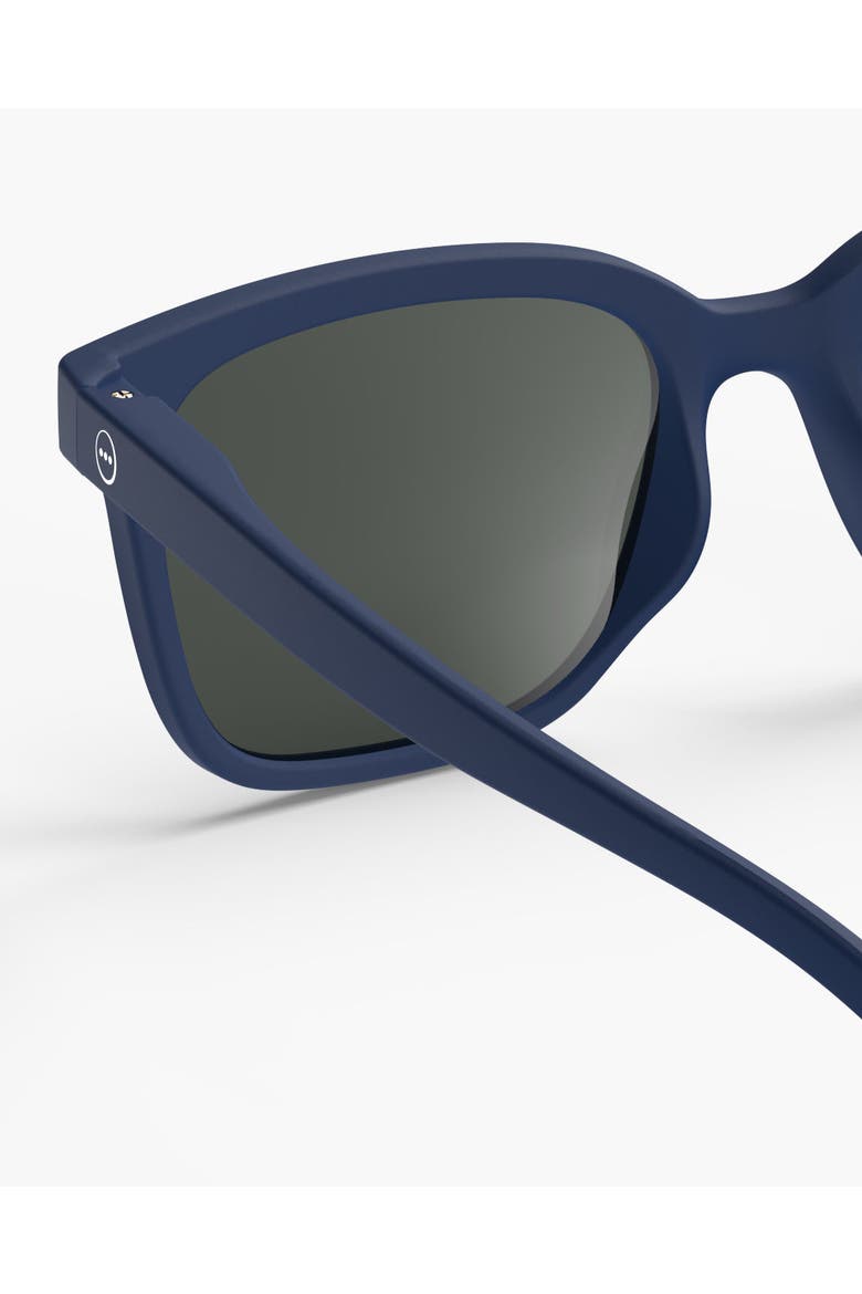 #L 54mm Rectangular Sunglasses, Alternate, color, Navy Blue