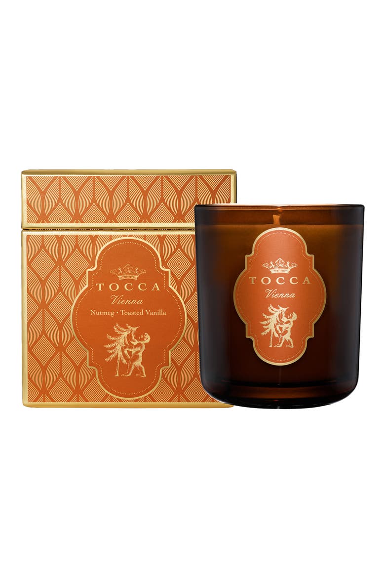 Vienna Candle - Nutmeg & Toasted Vanilla, Main, color, CARMEL