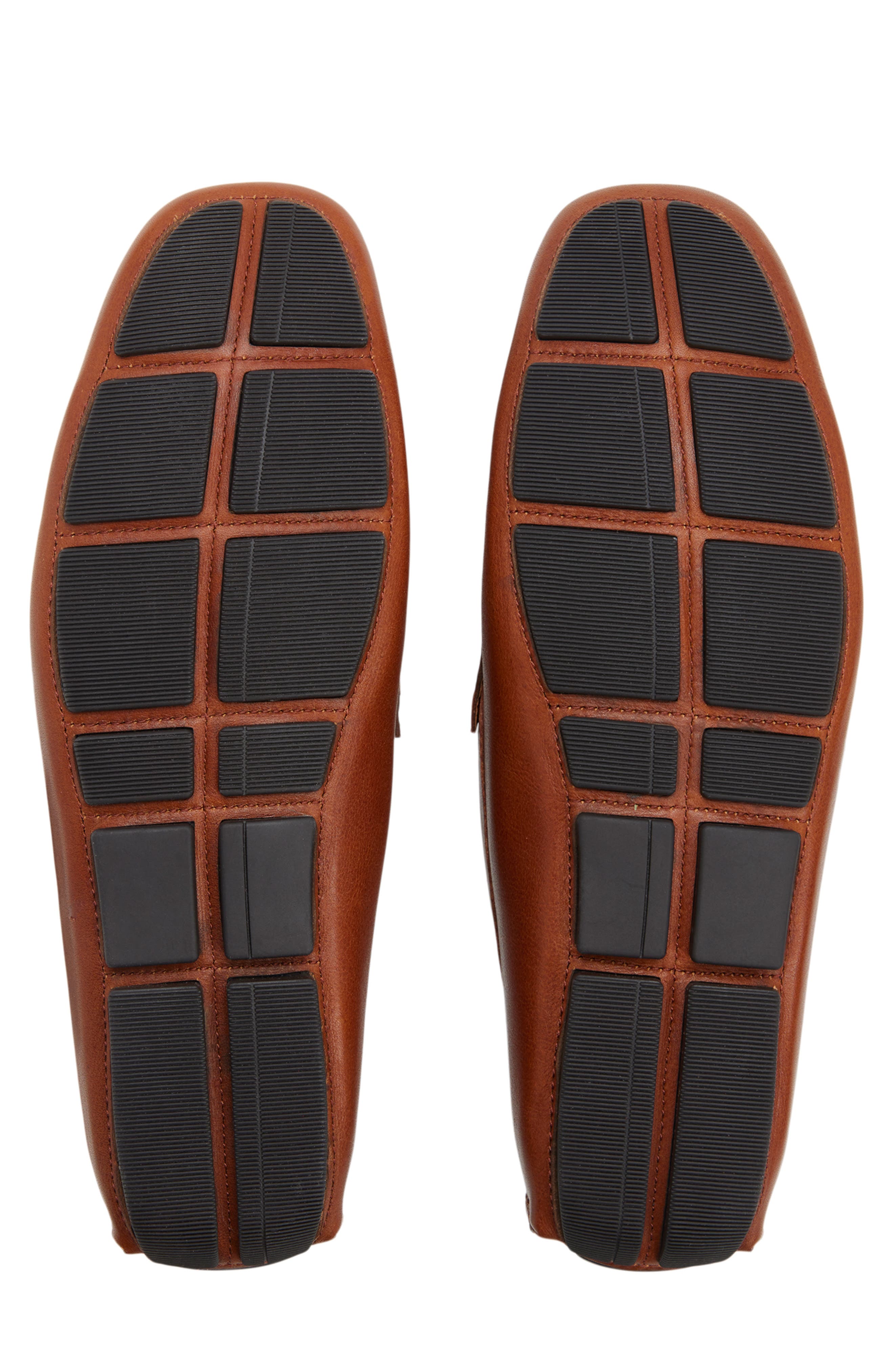 Brooks Brothers Jefferson Mixed Media Driving Loafer, Alternate, color, Medium Brown